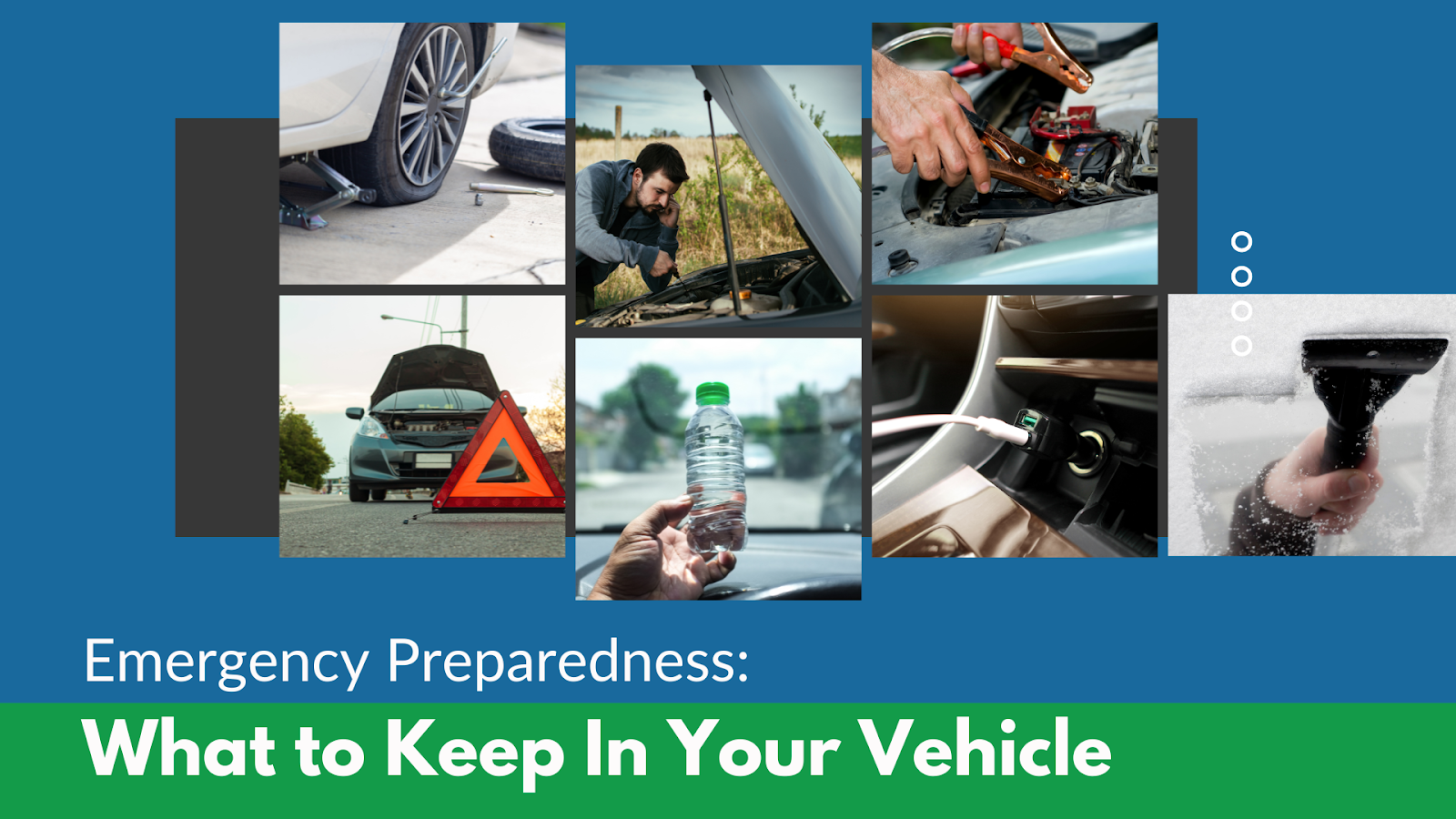 Emergency Preparedness – What to Keep In Your Vehicle