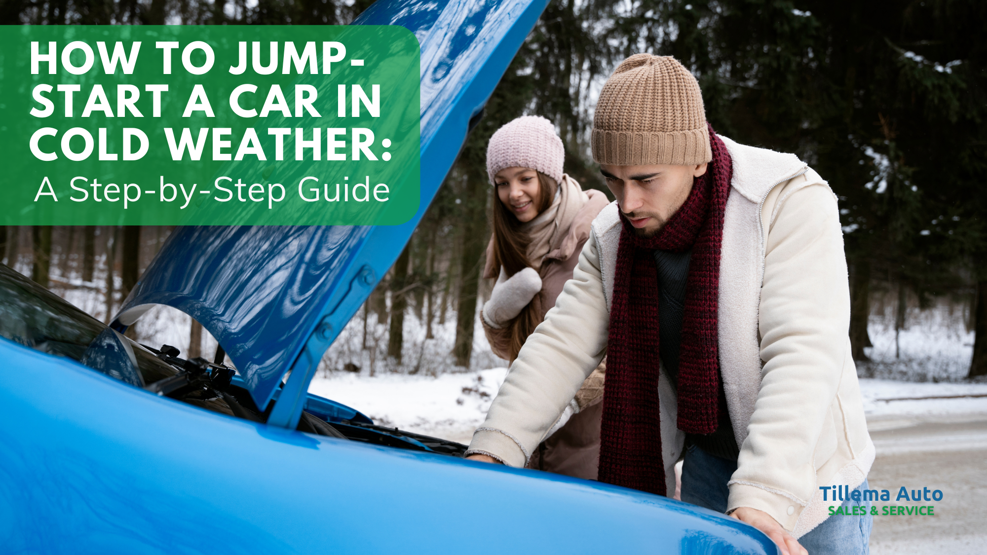how to jump start your car during cold weather